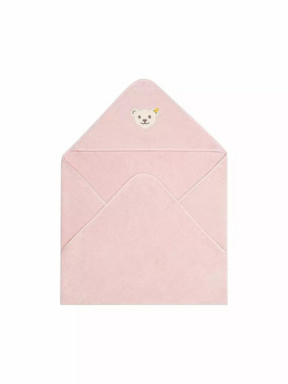 Badetuch mit Kapuze - Rosa