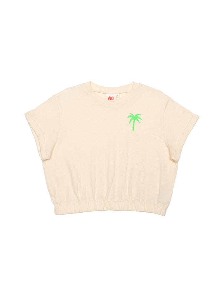 Maira T-Shirt Littlepalm - Natural