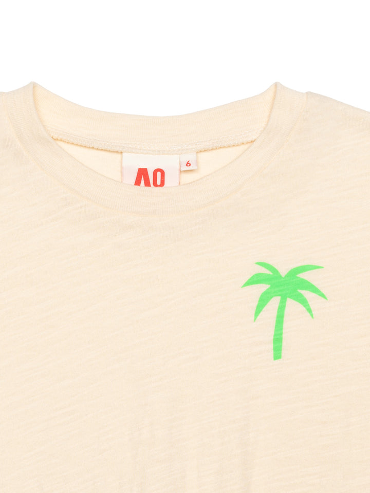 Maira T-Shirt Littlepalm - Natural