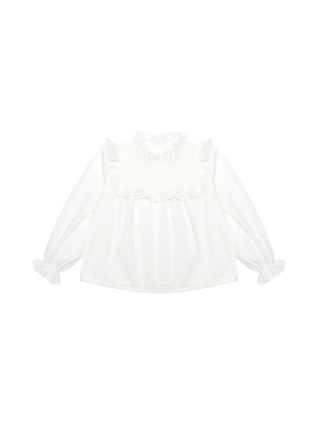 Pinecrest Blouse mit Broderie Anglaise - Off White