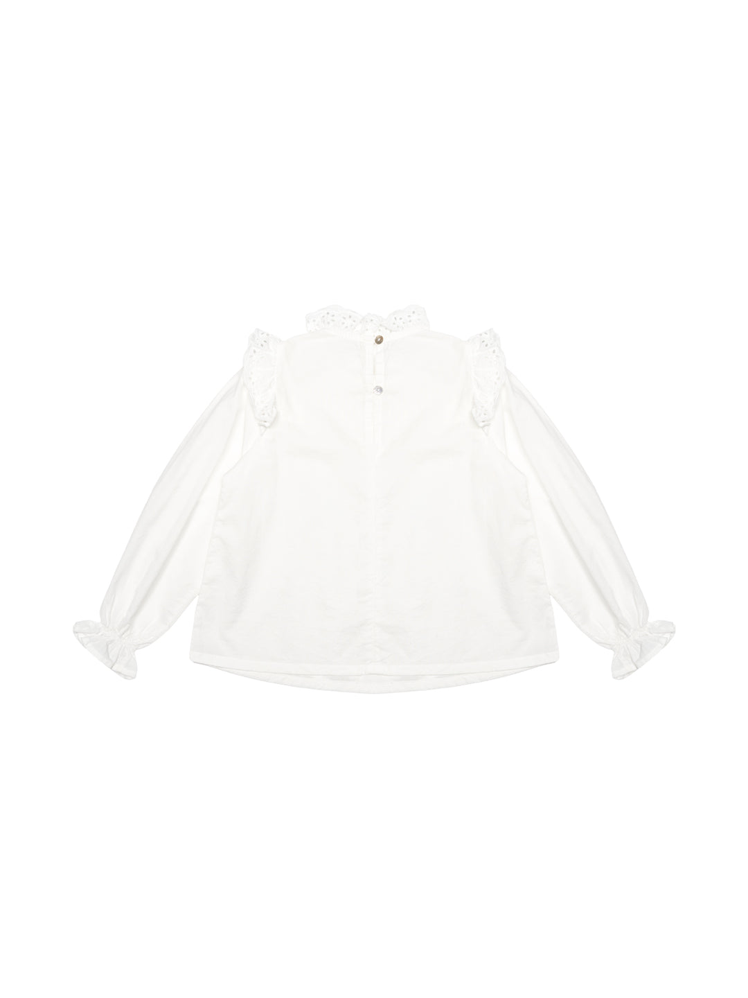 Pinecrest Blouse mit Broderie Anglaise - Off White