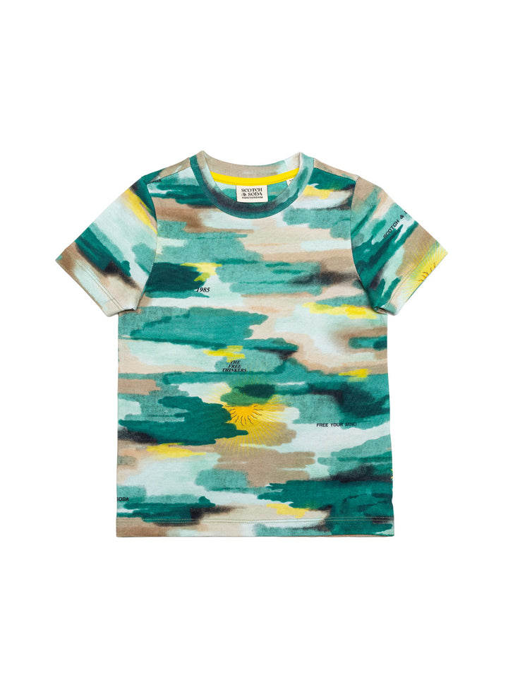 T-Shirt mit Free-Spirit Print - Multicolor