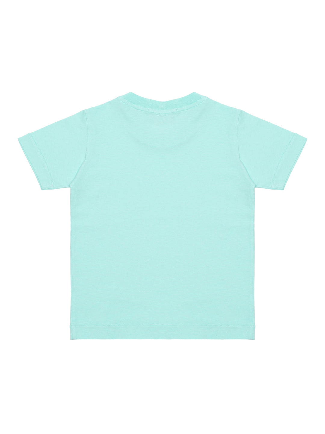 T-Shirt mit Kompass-Logo - Aqua