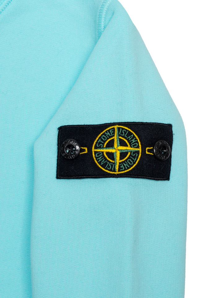 Troyer mit Logo-Patch - Aqua