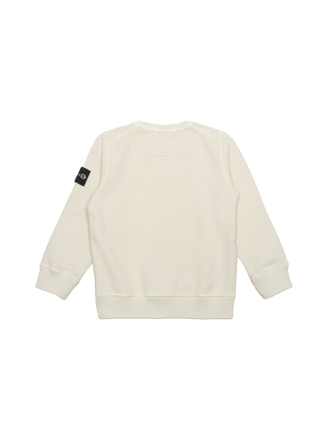 Sweatshirt mit Logo-Patch - Beige