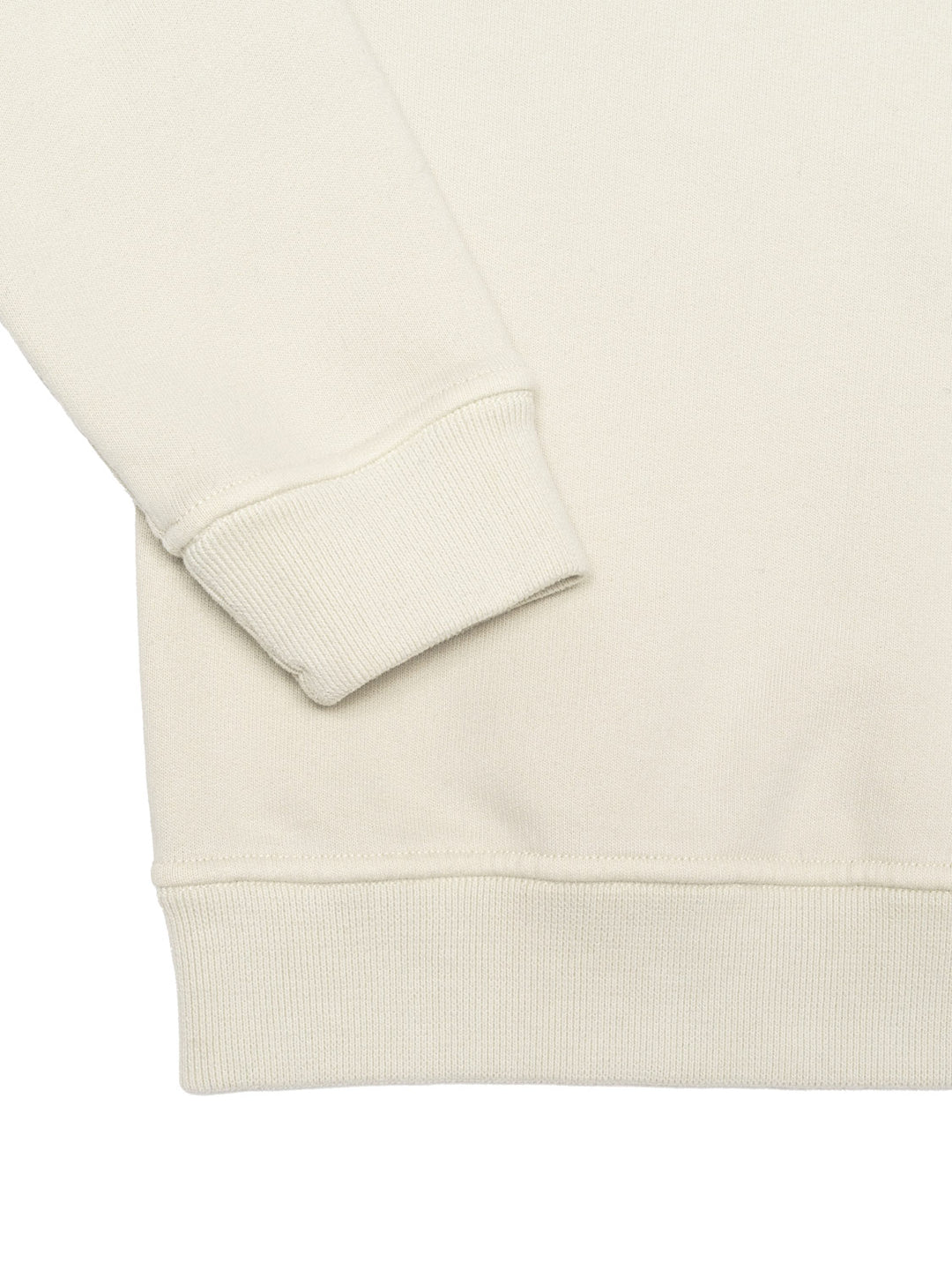 Sweatshirt mit Logo-Patch - Beige