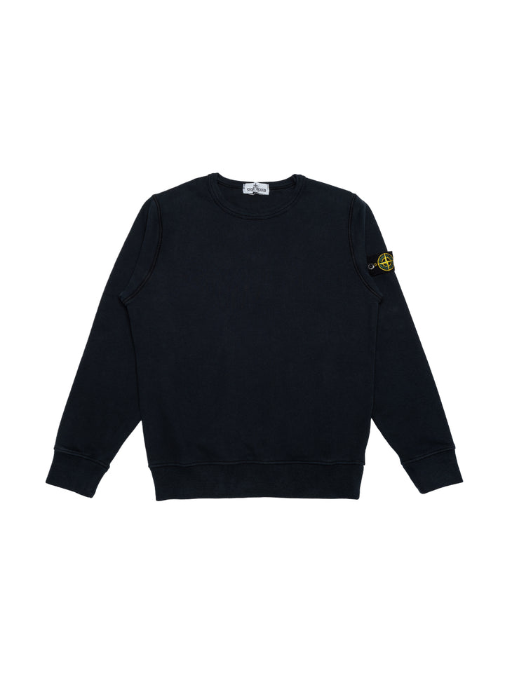 Sweatshirt mit Logo-Patch - Navy