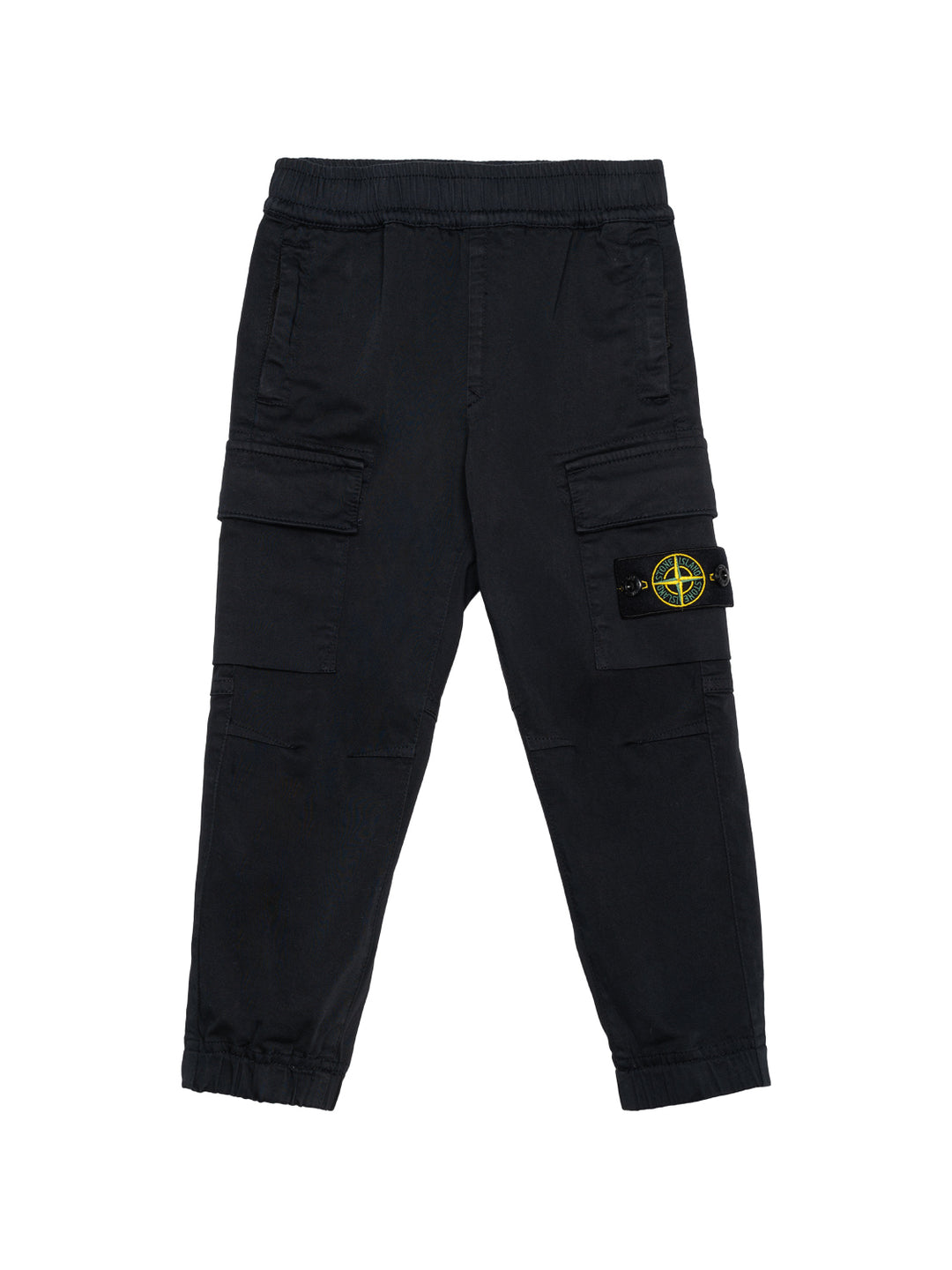 Hose mit Pattentaschen und Logo-Patch - Navy