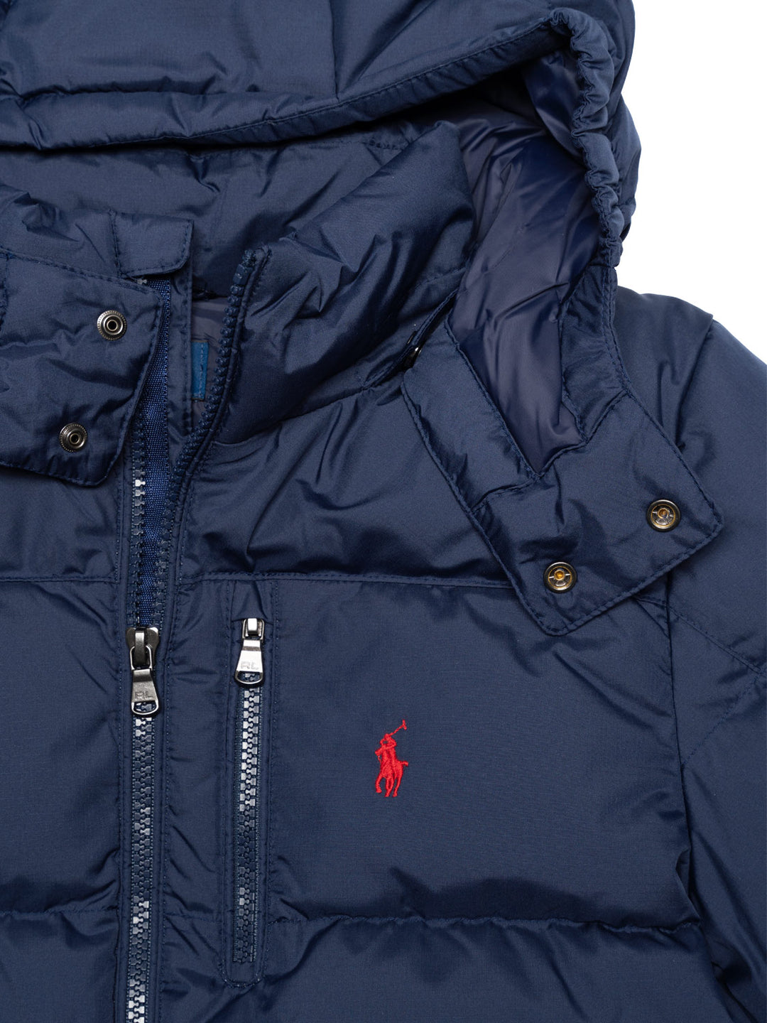 Gesteppte Daunenjacke - Navy