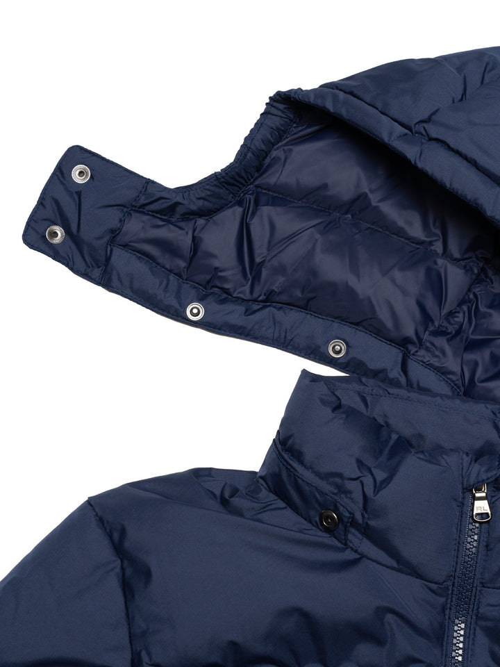 Gesteppte Daunenjacke - Navy