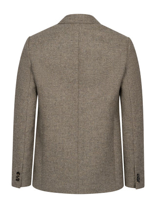 Jacket mit Fischgratmuster