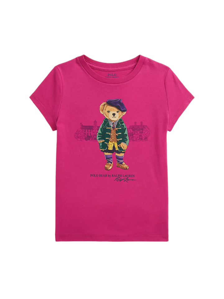 Polo Bear T-Shirt aus Jersey - College Pink