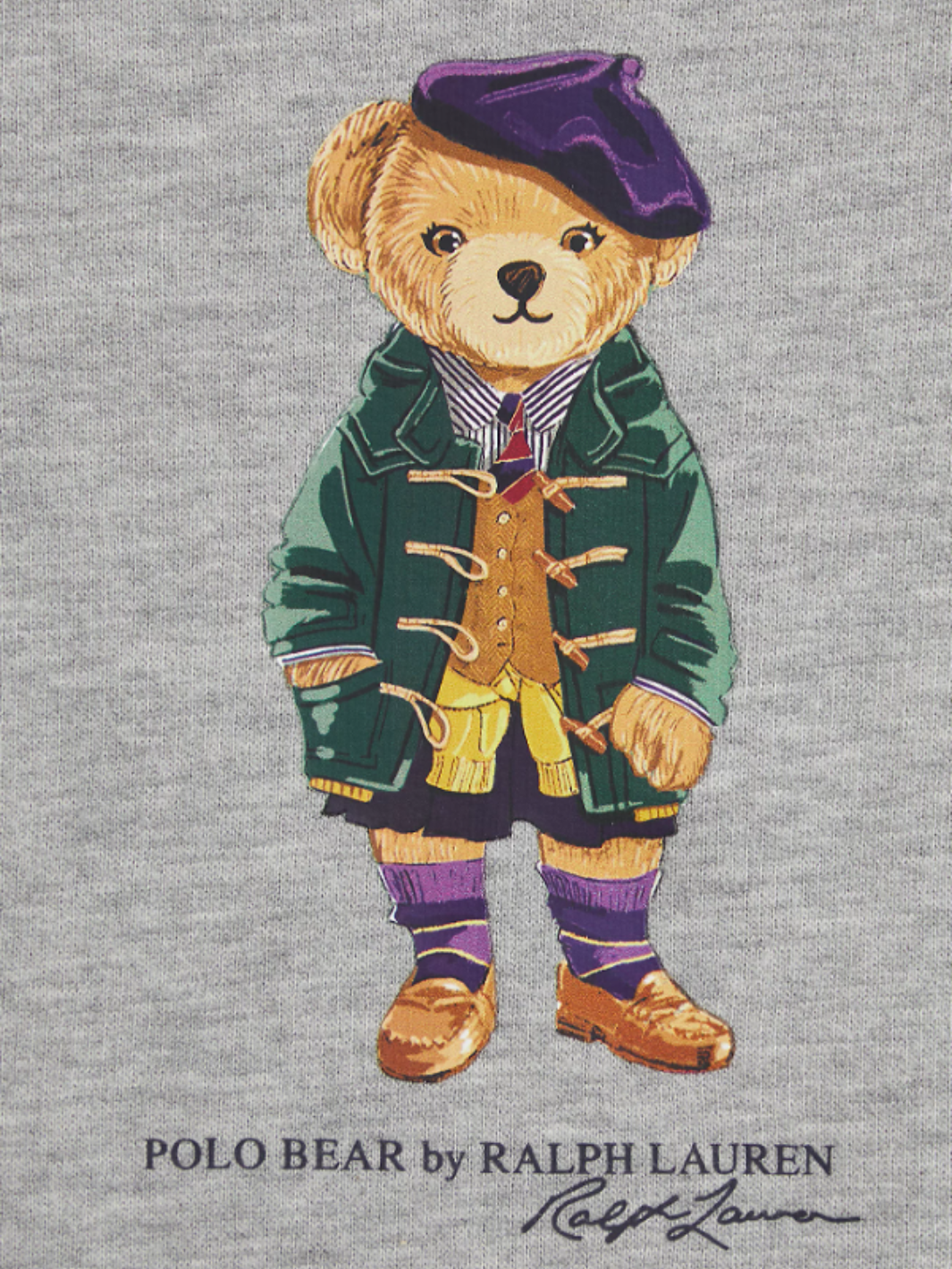 Polo Bear Fleecekleid - Grau