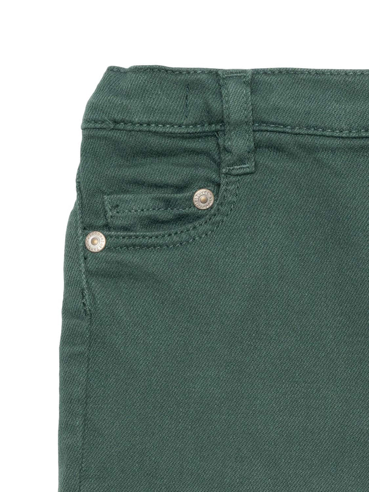 Five-Pocket-Jeans - Grün