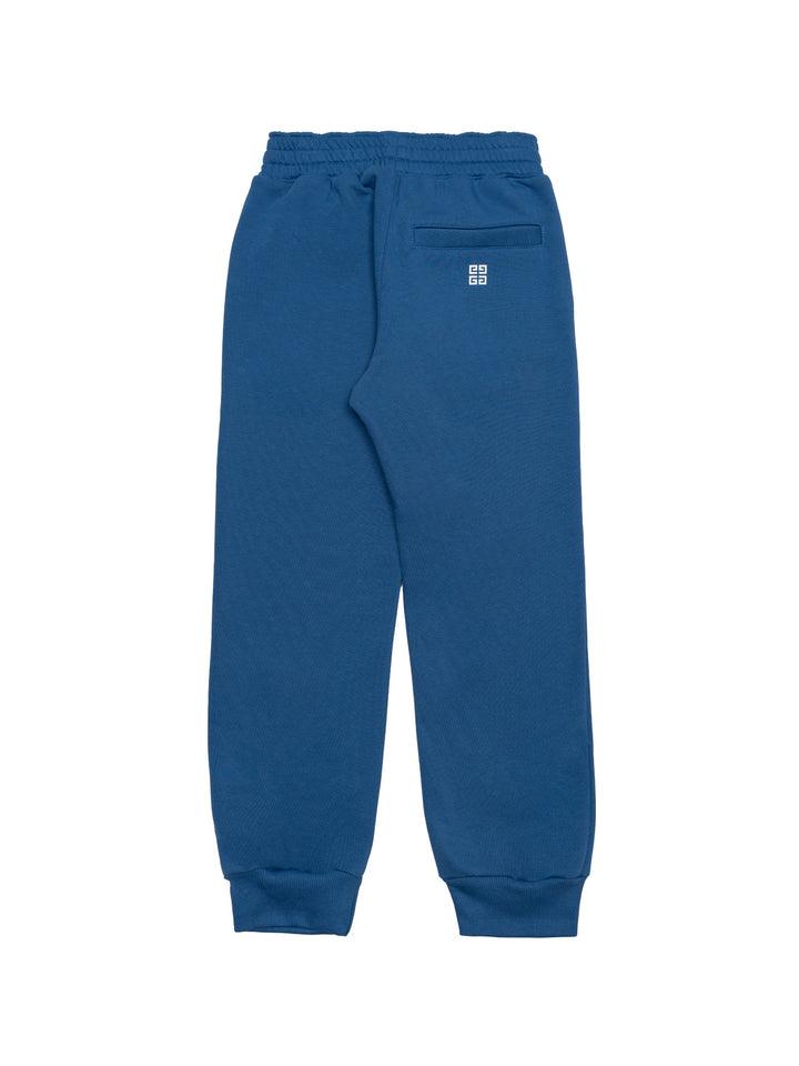 Jogginghose mit Logo-Print - Blau