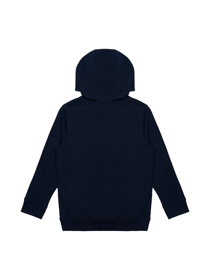 Kapuzensweatshirt mit Logo - Blau