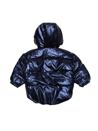 Pufferjacke im Stepp-Design - Marineblau