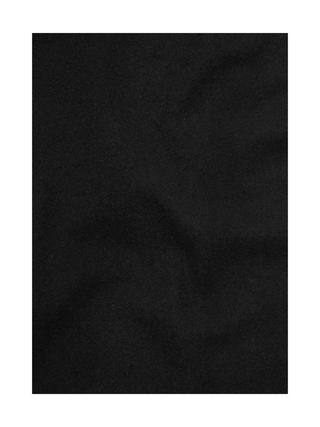 Oversized Wollschal mit Fransen - Schwarz