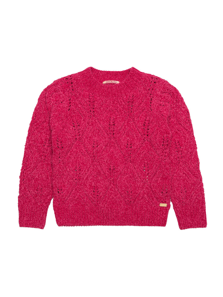 Chenille Pullover - Bohemian Pink