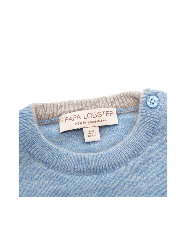 Kaschmirpullover Bob - Hellblau