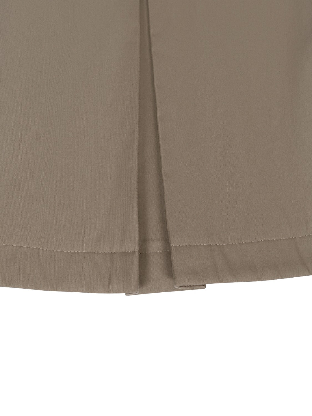 Kurzes gestepptes Cape aus Baumwollgabardine - Soften Brown