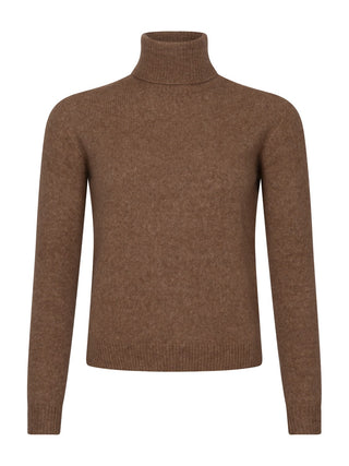 Rollkragenpullover aus Kaschmir - Braun