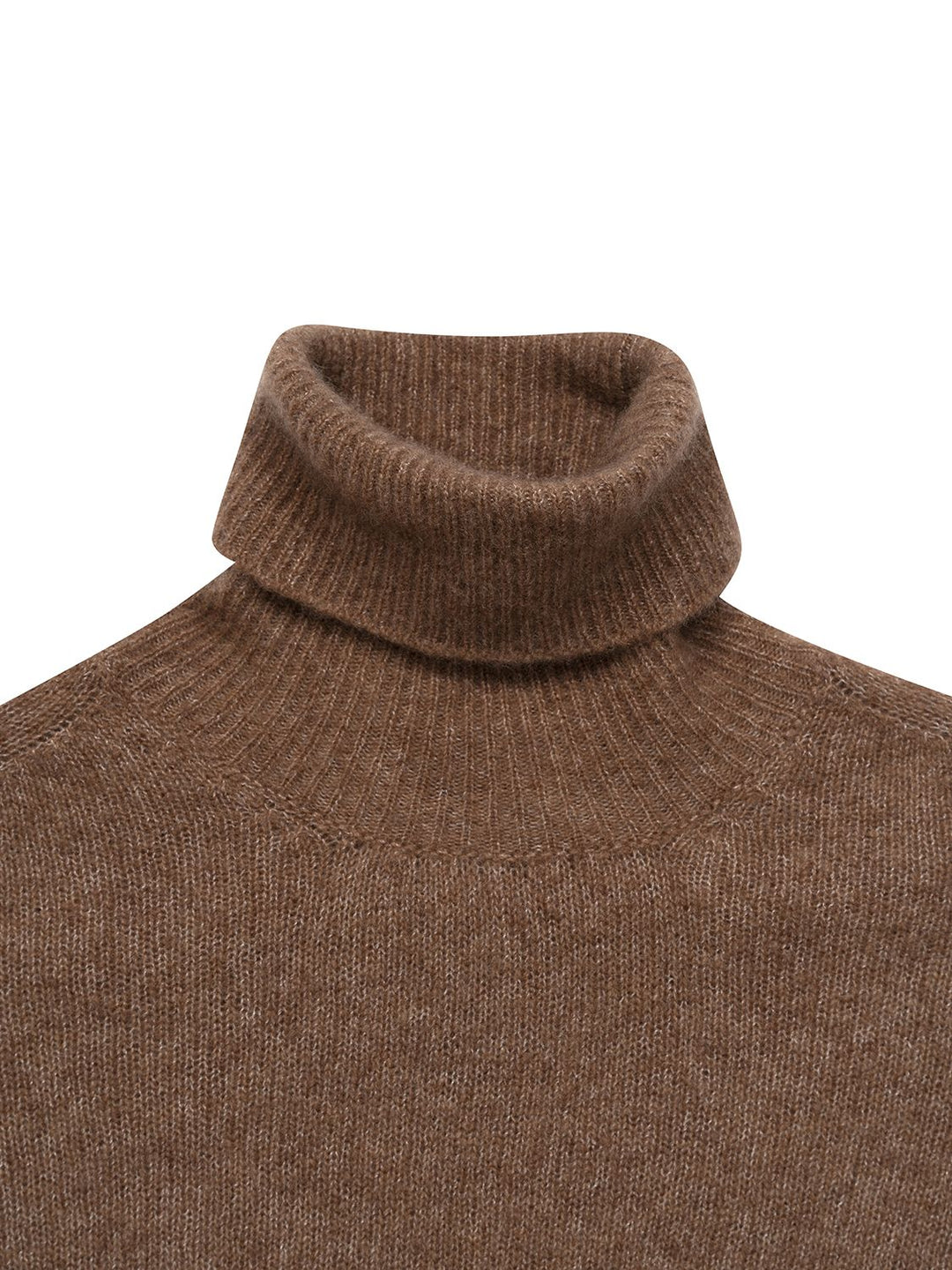 Rollkragenpullover aus Kaschmir - Braun