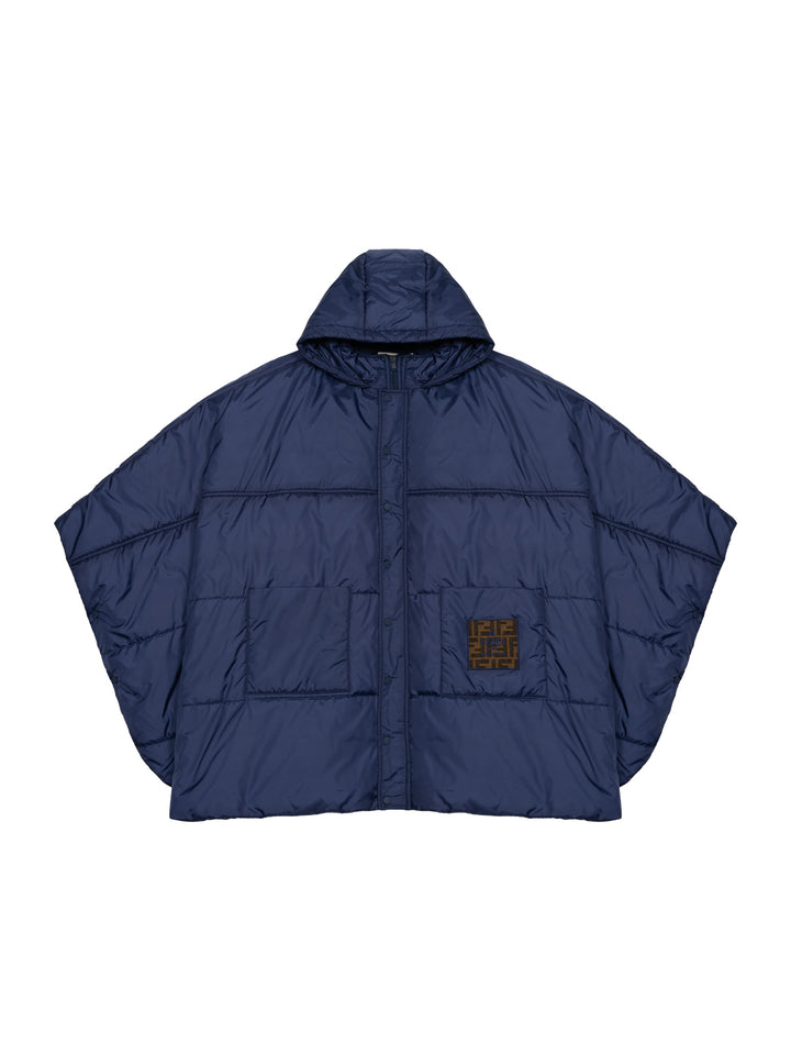 Gestepptes Cape - Navy