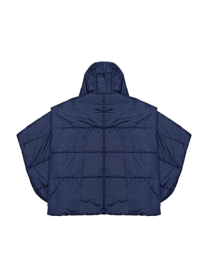 Gestepptes Cape - Navy