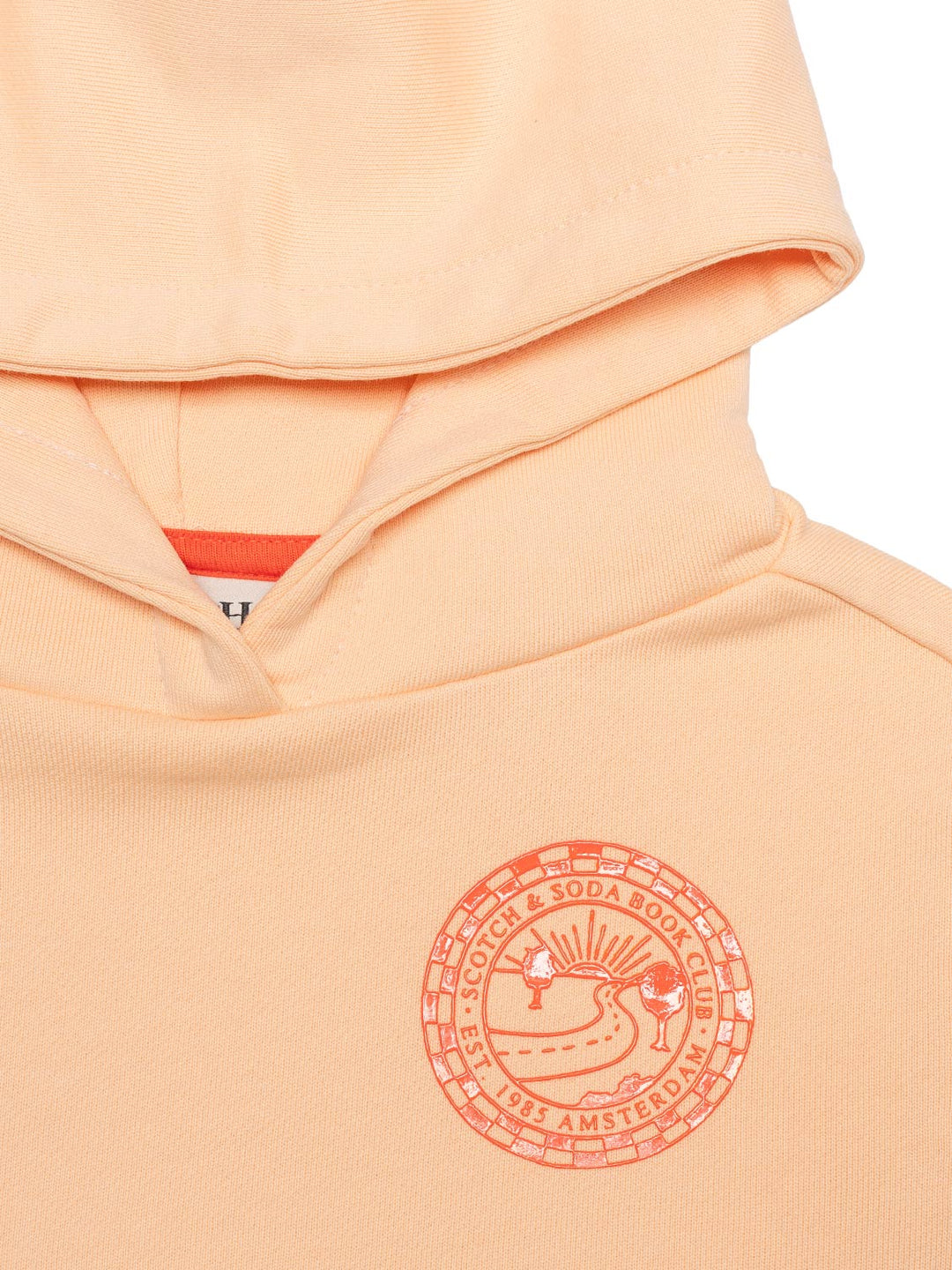 Relaxed Fit Hoodie mit Logo - Peach