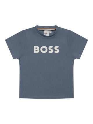 T-Shirt mit Logo - Grau