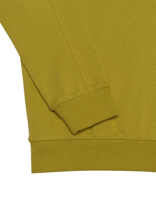 Sweatshirt mit Logo-Detail - Senfgelb