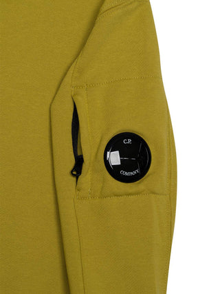 Sweatshirt mit Logo-Detail - Senfgelb