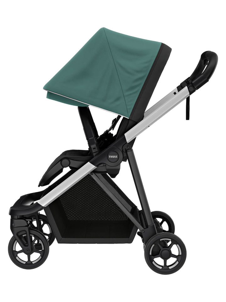 Shine Stadtkinderwagen - Gestell alu Mallard Green