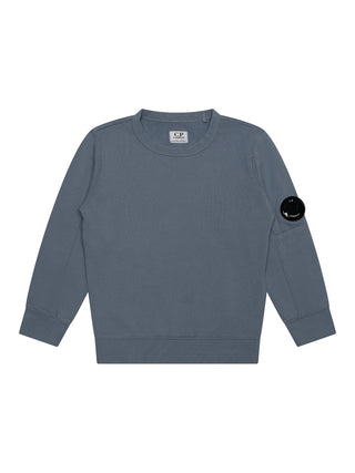Sweatshirt mit Logo-Detail - Blau