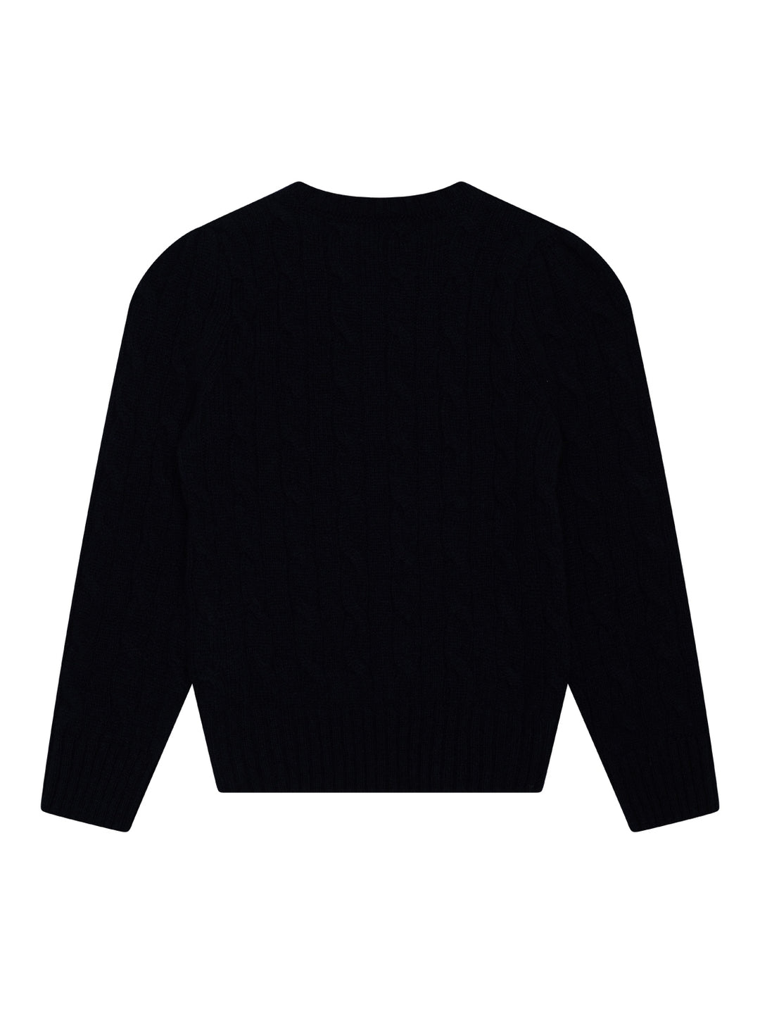 Strickpullover im Zopfstrick-Design - Hunter Navy