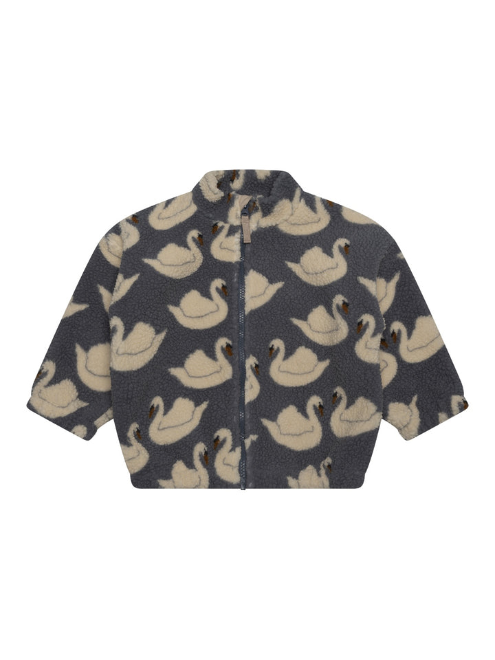 Jody Teddy-Fleecejacke Swan -Blau