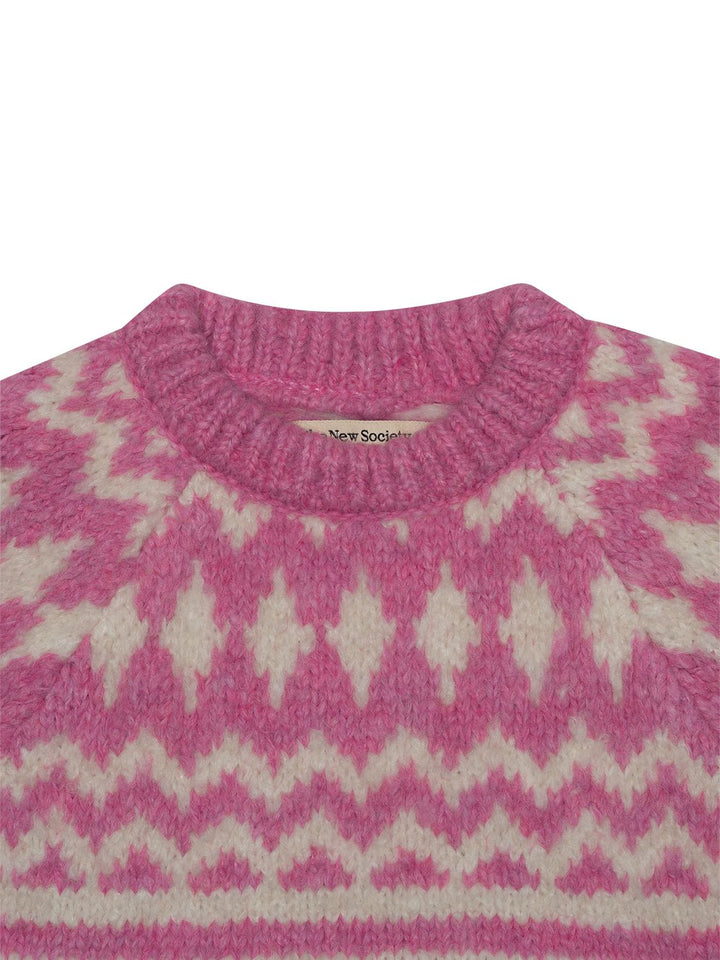 Tirol Strickpullover - Rosa