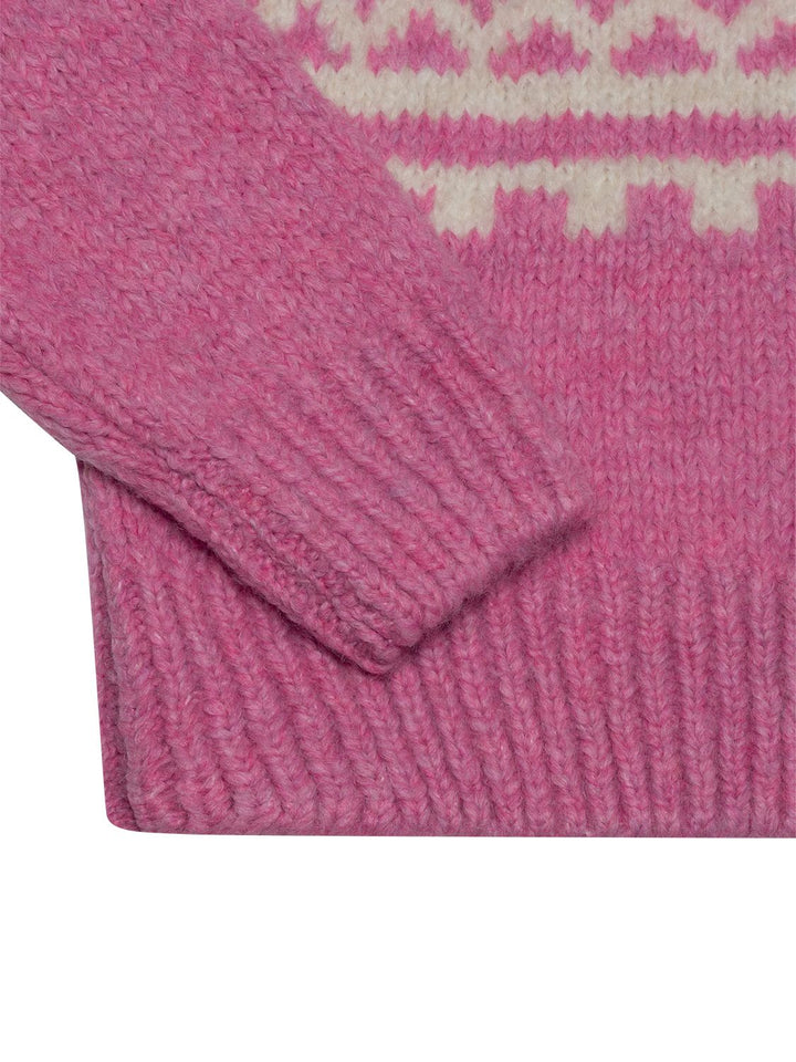 Tirol Strickpullover - Rosa