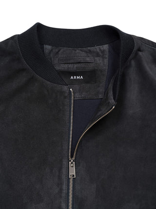 Dider Velourleder Blouson - NIght Blue