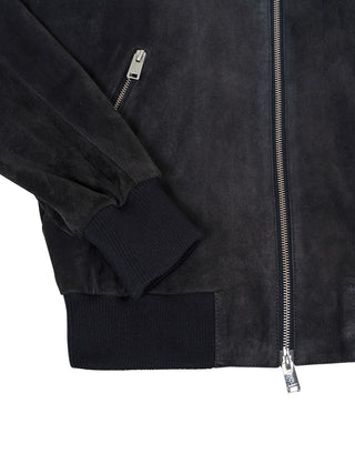 Dider Velourleder Blouson - NIght Blue