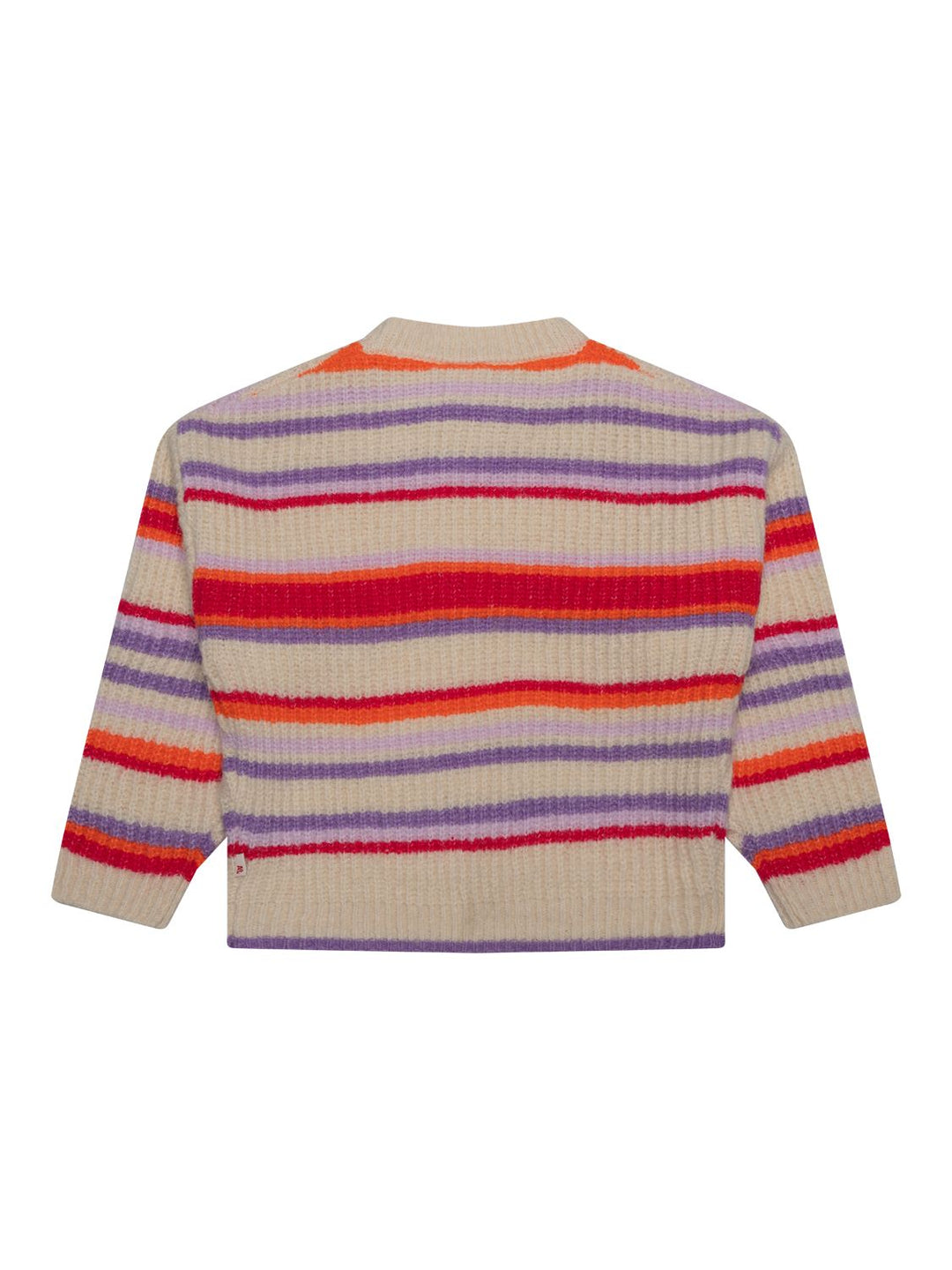 Wanda gestreifter Strickpullover - Lavender