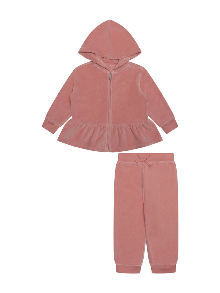 Sweatjacke mit Hose im Set - Rosa