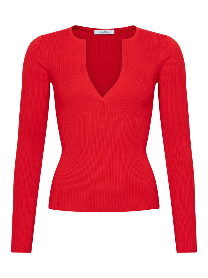 Urlo Pullover mit V-Neck aus Kaschmir Seide