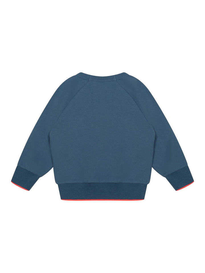 Aya Raglan Sweater mit Logo - Blau