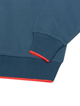 Aya Raglan Sweater mit Logo - Blau