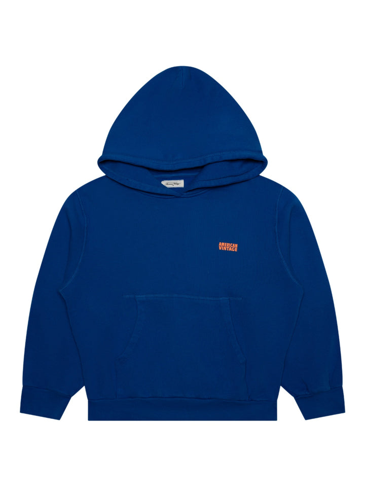 Hoodie mit Logo - Blau