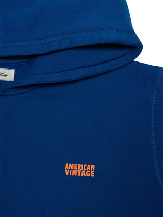 Hoodie mit Logo - Blau