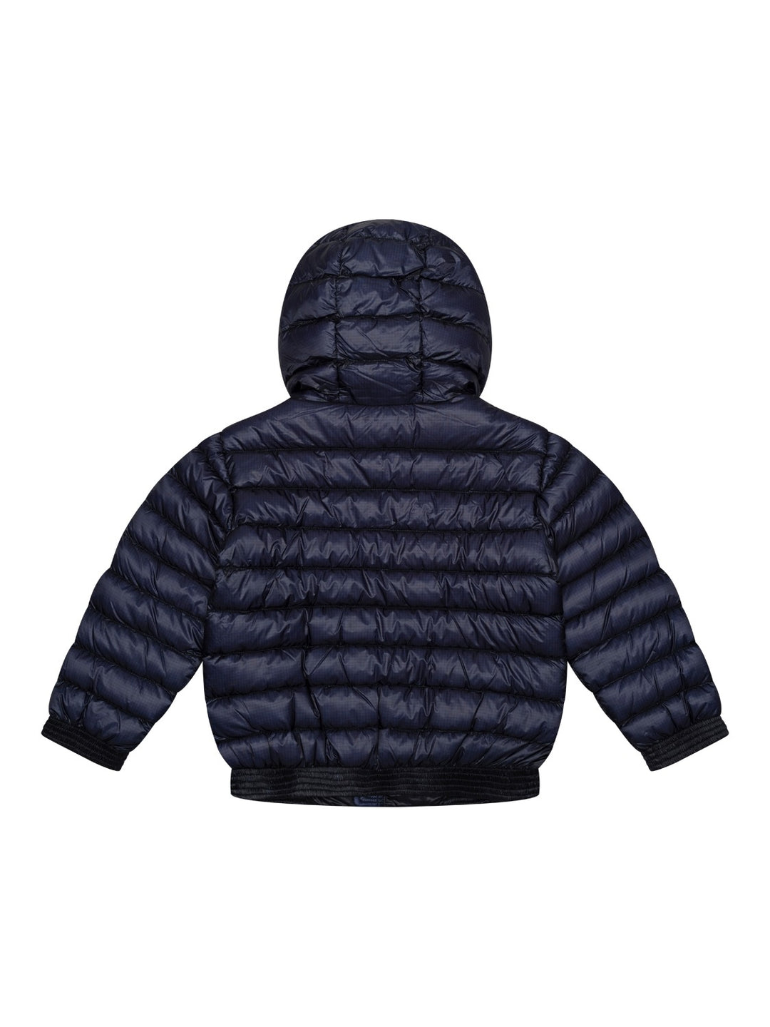 Gesteppte Daunenjacke mit Kapuze - Navy