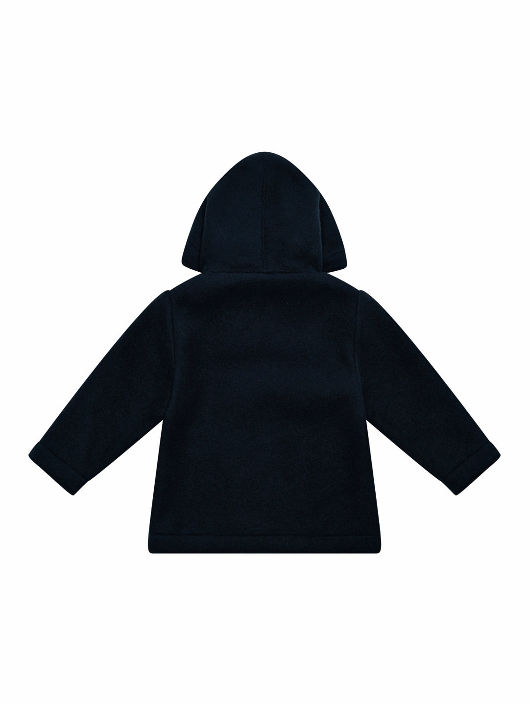 Zweireihiger Mantel aus Fleece - Navy